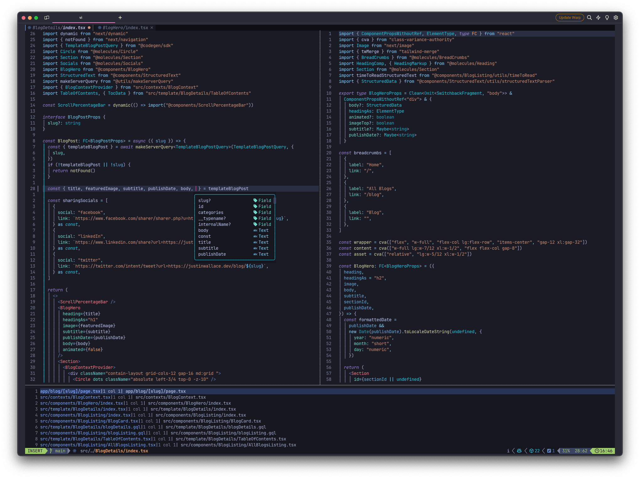 neovim setup